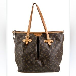 Louis Vuitton Monogram Brown Tote Bag - Authentic